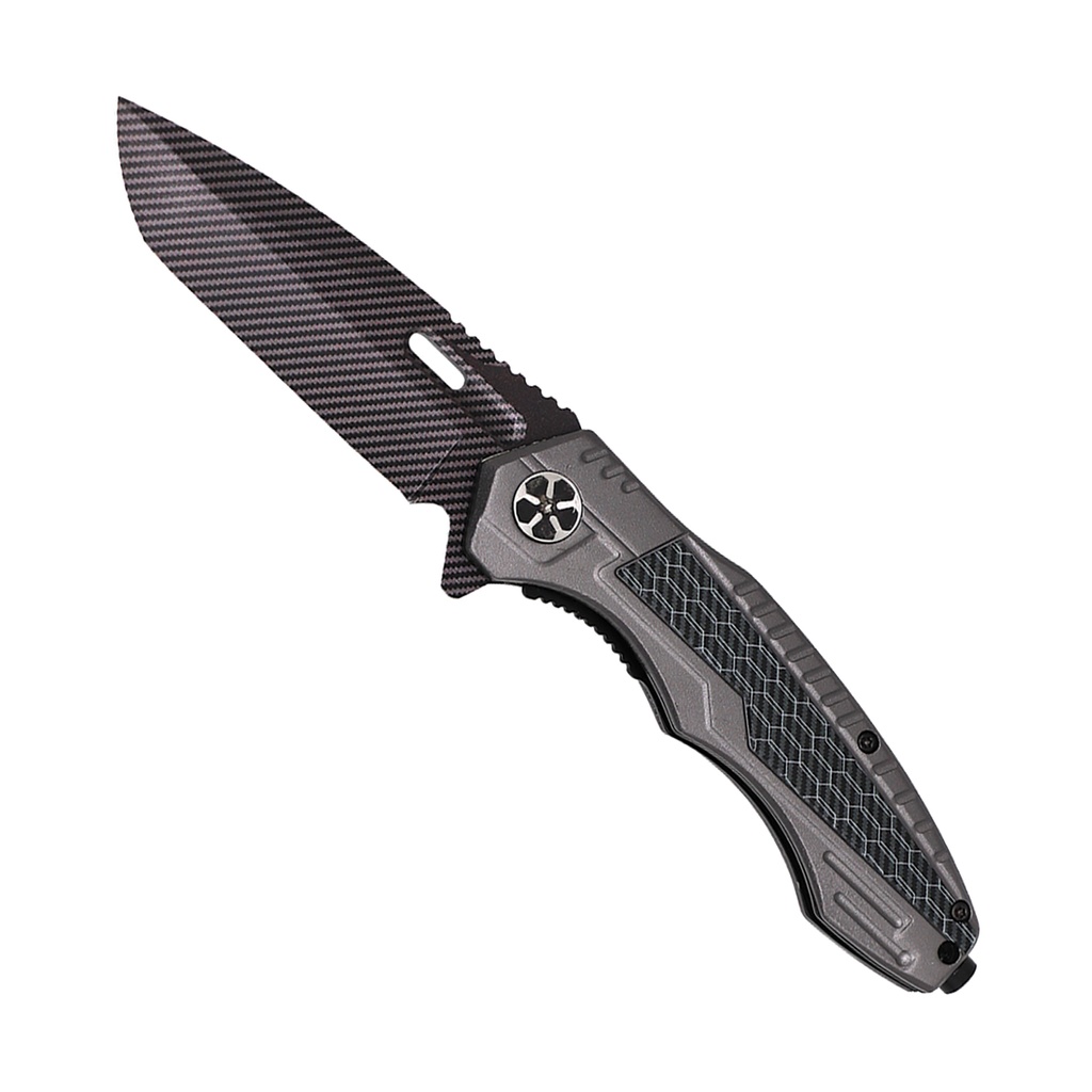 Carbon Ghost Rapid-Deploy Spring Assisted Knife - Gray Carbon