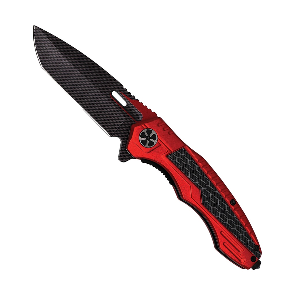 Redline Velocity Spring Assisted Knife - Carbon Fiber Black