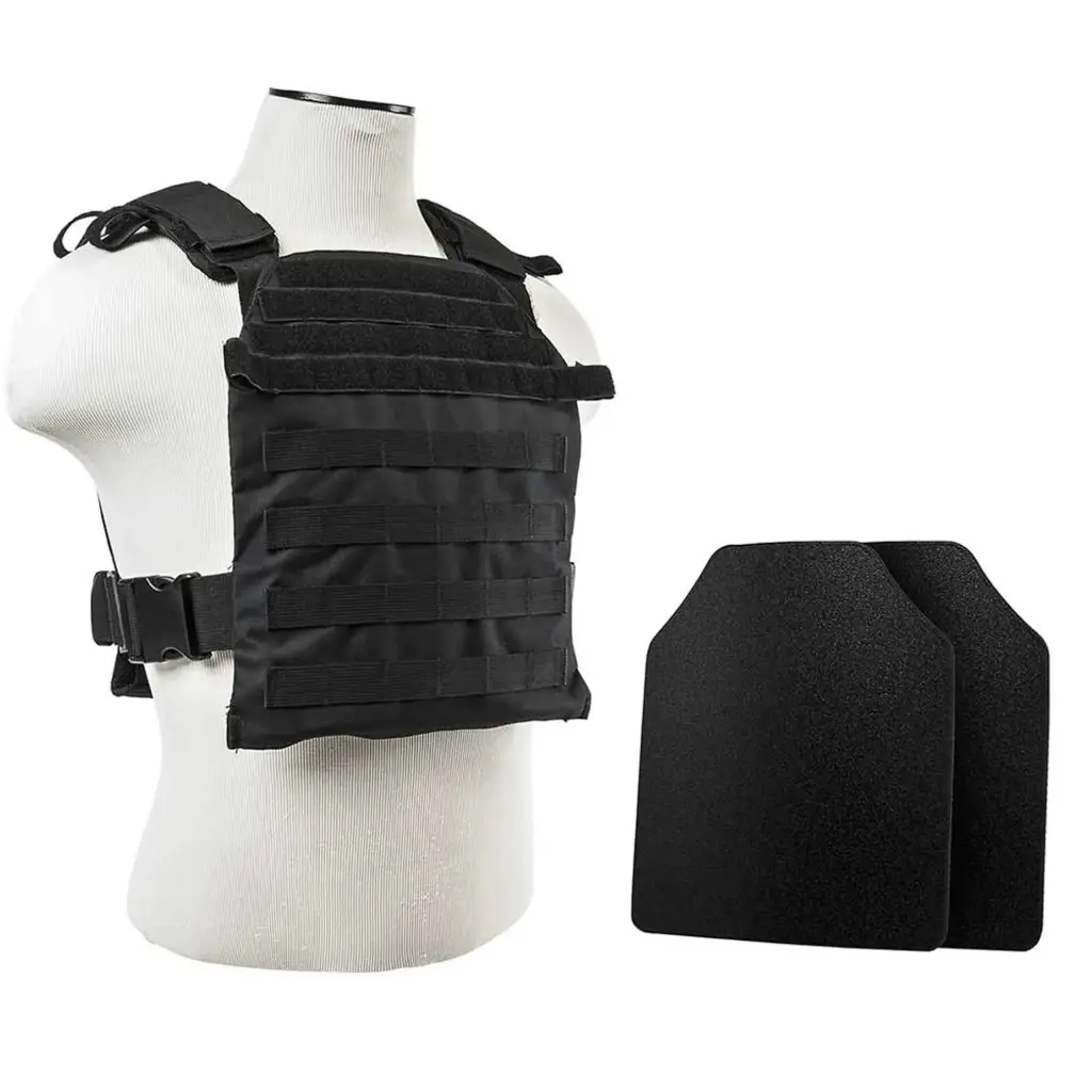 Fast Deployment Blackout Plate Carrier Armor Kit - Black