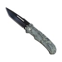 Leaf Shadow Fast-Deploy Tanto Automatic Knife - Real Leaf Camo