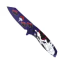 Serpent Covenant Anime Villain Folding Knife - Purple Aluminum