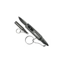 Covert Cartridge Micro OTF Knife Keychain - Black Silver