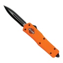 Beacon-Grip Double-Action OTF Knife - Orange Rubberized