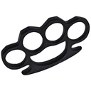 Shadow-Fit Compact Brass Knuckles - Black Steel
