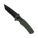 Green Sentinel Rapid-Deploy Tanto Automatic Knife - Green Aluminum