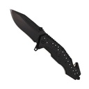 Blackout Rescue Rapid-Deploy Spring Assisted Knife - Black