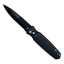 Blackout Phalanx Double-Bevel Automatic Knife - Matte Black