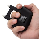 Stealth Guardian Tiger-Claw Grip Stun Gun - Midnight Black