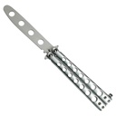 Aerial Skeleton Precision Butterfly Knife Trainer - Silver