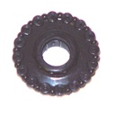 Tactile Ring Quick-Access Blowgun Dart Quiver - Black Polymer