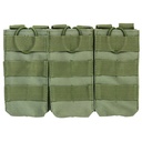 Battle Grid Triple AR Mag Pouch - Green