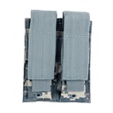 Pixel Grid MOLLE-Ready Double Pistol Mag Pouch - Digital Camo