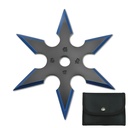 Cosmic Edge Balanced Throwing Star - Blue Accents