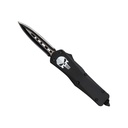 Covert Punisher Double-Action OTF Knife - Black Aluminum