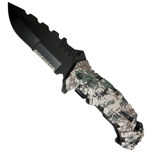 Digital Recon Rapid-Deploy Spring Assisted Knife - Camo
