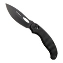Stealth Glide Ball-Bearing Flipper Knife - Midnight Black