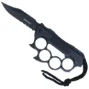 Intrepid Tactical Knuckle Knife - Black Matte