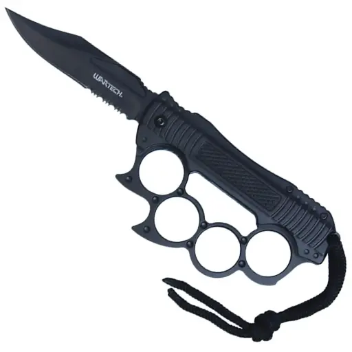 Intrepid Tactical Knuckle Knife - Black Matte