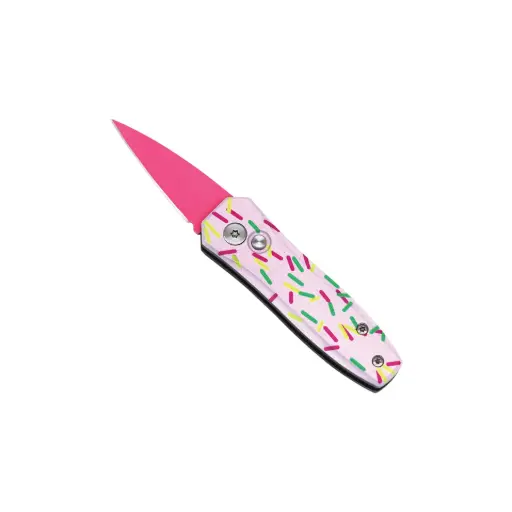 Sprinkle Pop California Legal Mini Switchblade - Pink Donut