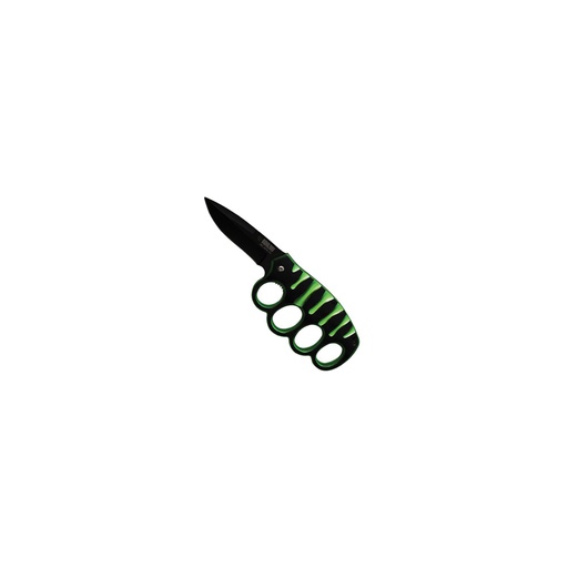 Trench Control Assisted Opening Knife - Green Aluminum