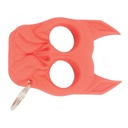 Bull Dog Self Defense Keychain Red