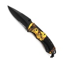 Signal Camo Quick-Deploy Assisted Folding Knife - Yellow Camo